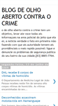 Mobile Screenshot of deolhoabertocontraocrime.blogspot.com
