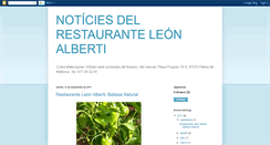 Desktop Screenshot of leon-alberti-restaurant-catala.blogspot.com