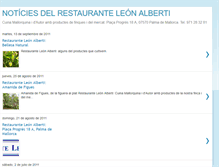 Tablet Screenshot of leon-alberti-restaurant-catala.blogspot.com