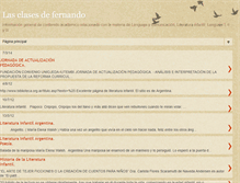 Tablet Screenshot of lasclasesdefernando.blogspot.com