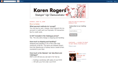 Desktop Screenshot of karenstampzhowtoorder.blogspot.com