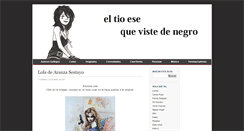 Desktop Screenshot of eltioesequevistedenegro.blogspot.com