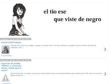 Tablet Screenshot of eltioesequevistedenegro.blogspot.com