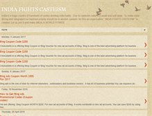 Tablet Screenshot of indiafightscasteism.blogspot.com
