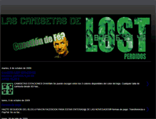 Tablet Screenshot of lascamisetasdelost.blogspot.com