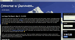 Desktop Screenshot of christineinvancouver.blogspot.com
