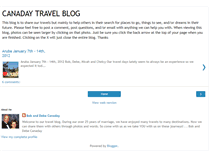 Tablet Screenshot of canadaytravel.blogspot.com