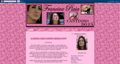 Desktop Screenshot of francinepiaiacantinhodofa.blogspot.com