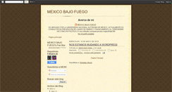 Desktop Screenshot of mexicobajofuego.blogspot.com