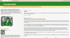 Desktop Screenshot of courierwatch.blogspot.com