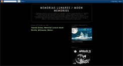 Desktop Screenshot of memoriaslunares-moonmemories.blogspot.com