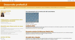 Desktop Screenshot of desarrolloprofesele.blogspot.com