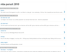 Tablet Screenshot of mbapursuit2010.blogspot.com