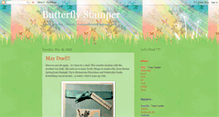 Desktop Screenshot of butterflystamper71.blogspot.com