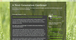 Desktop Screenshot of nextgenerationgardener.blogspot.com