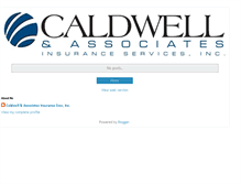 Tablet Screenshot of caldwellinsurance.blogspot.com