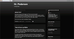Desktop Screenshot of hrpedersen.blogspot.com
