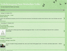 Tablet Screenshot of dem-deutschen-volke.blogspot.com