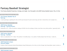 Tablet Screenshot of fantasybaseballstrategist.blogspot.com