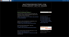 Desktop Screenshot of masterwebdirectory-scholarship.blogspot.com