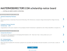 Tablet Screenshot of masterwebdirectory-scholarship.blogspot.com