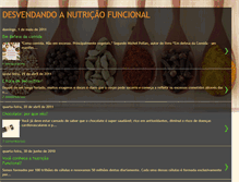 Tablet Screenshot of desvendandoanutricaofuncional.blogspot.com