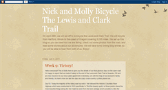 Desktop Screenshot of nickandmollysbicycleblog.blogspot.com