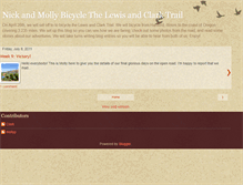 Tablet Screenshot of nickandmollysbicycleblog.blogspot.com