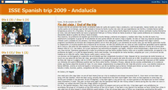 Desktop Screenshot of issespanish2009andalucia.blogspot.com