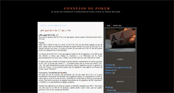 Desktop Screenshot of consejosdepoker.blogspot.com