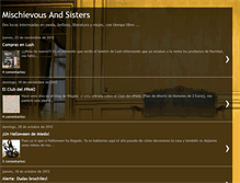 Tablet Screenshot of mischievousandsisters.blogspot.com