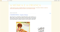 Desktop Screenshot of musicaparainfancia.blogspot.com
