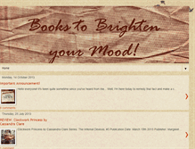 Tablet Screenshot of bookstobrightenyourmood.blogspot.com