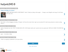 Tablet Screenshot of huijunlove-d.blogspot.com