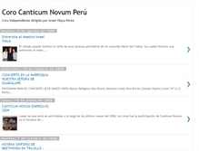 Tablet Screenshot of choircanticumnovum.blogspot.com