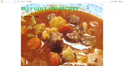 Desktop Screenshot of beefgoulashrecipes.blogspot.com