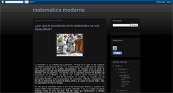 Desktop Screenshot of lamatematicaenelaula-katerine.blogspot.com