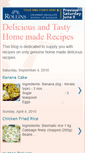 Mobile Screenshot of delicious-homemade-recipes.blogspot.com