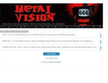 Tablet Screenshot of metalvision666.blogspot.com