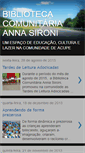 Mobile Screenshot of bibliotecacomunitriaannasirone.blogspot.com