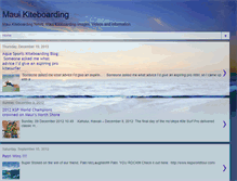 Tablet Screenshot of mauikiteboarding.blogspot.com