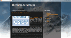 Desktop Screenshot of bigduranduranthing.blogspot.com