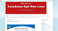 Desktop Screenshot of loudounoptout.blogspot.com