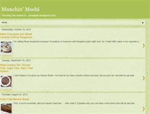 Tablet Screenshot of munchinmochi.blogspot.com