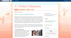 Desktop Screenshot of aonlineeducation.blogspot.com