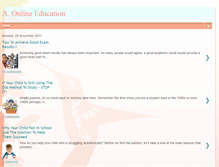 Tablet Screenshot of aonlineeducation.blogspot.com