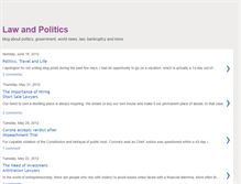 Tablet Screenshot of lawsandpolitics.blogspot.com