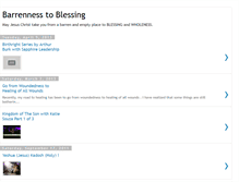 Tablet Screenshot of barrennesstoblessing.blogspot.com