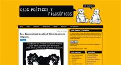 Desktop Screenshot of filosofosos.blogspot.com