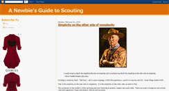 Desktop Screenshot of anewbiesguidetoscouting.blogspot.com